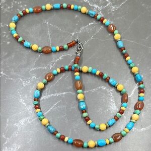 Carolyn Pollack 36” Multi-Stone 925 Necklace